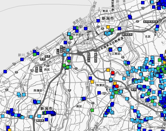 井戸位置表示